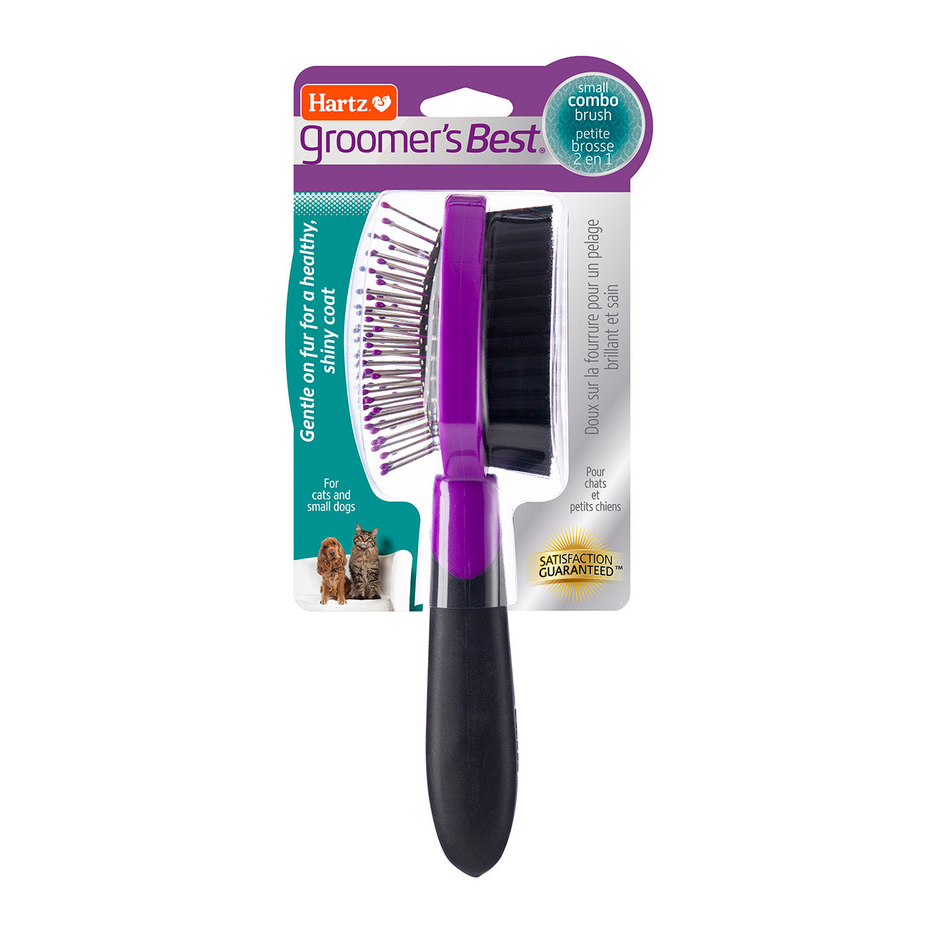 Hartz® 12414 GROOMER’S BEST® Combo Brush for Cats and Small Dogs. Master Pack 24