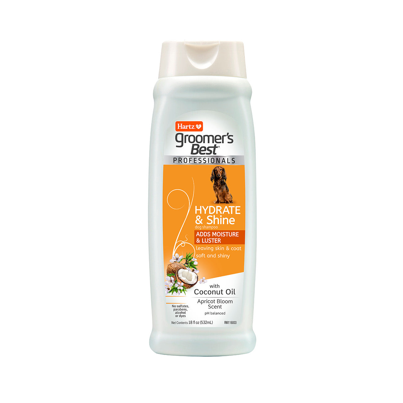 Hartz-Groomers-Best-Professionals-Hydrate-Shine-Dog-Shampoo front