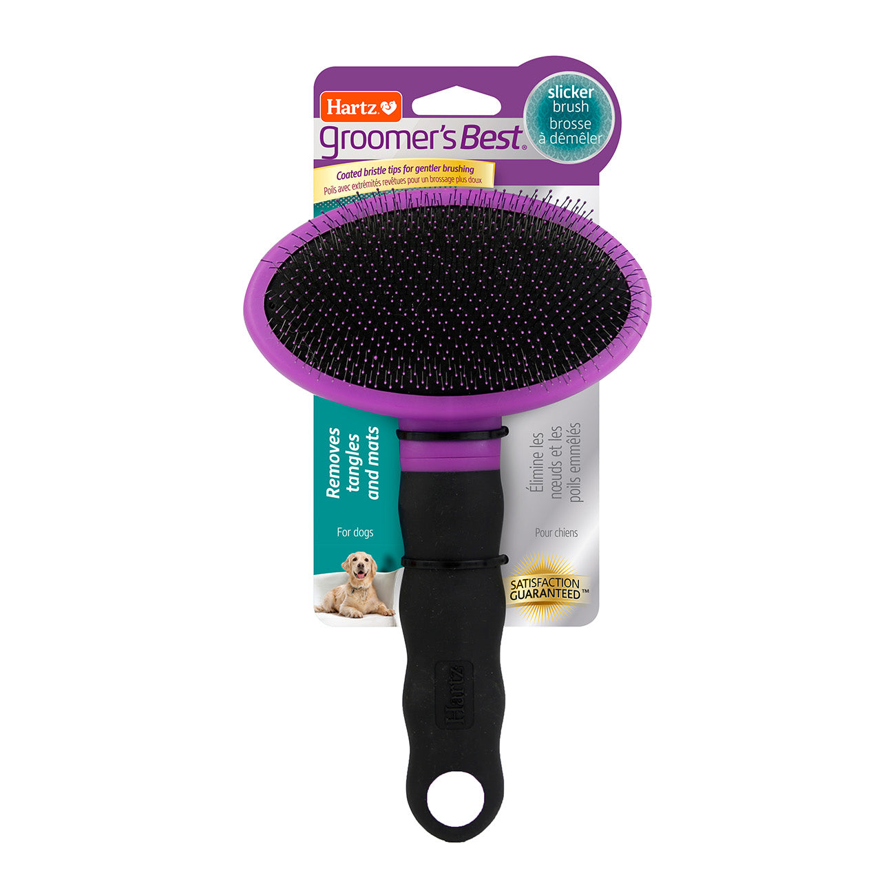 hartz-groomers-best-slicker-brush-for-dogs-front