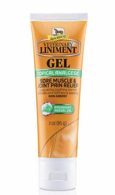 Absorbine Veterinary Topical Analgesic Liniment Gel - 3oz or 12 oz. Horse Care.