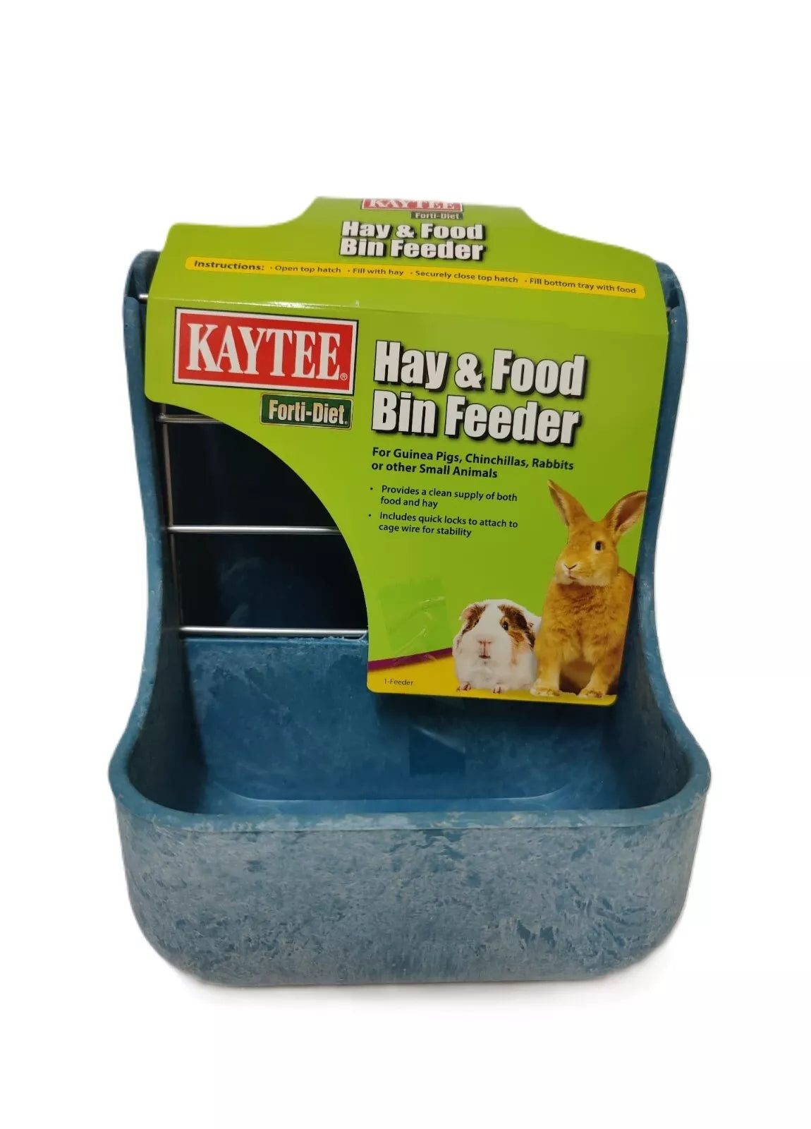 Comedero Kaytee ESPECIAL para heno y comida. (Diferentes colores)