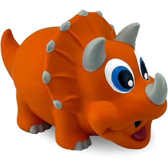 Petsport Naturflex Juguete para perros Jumbo TRiceraops 12 in