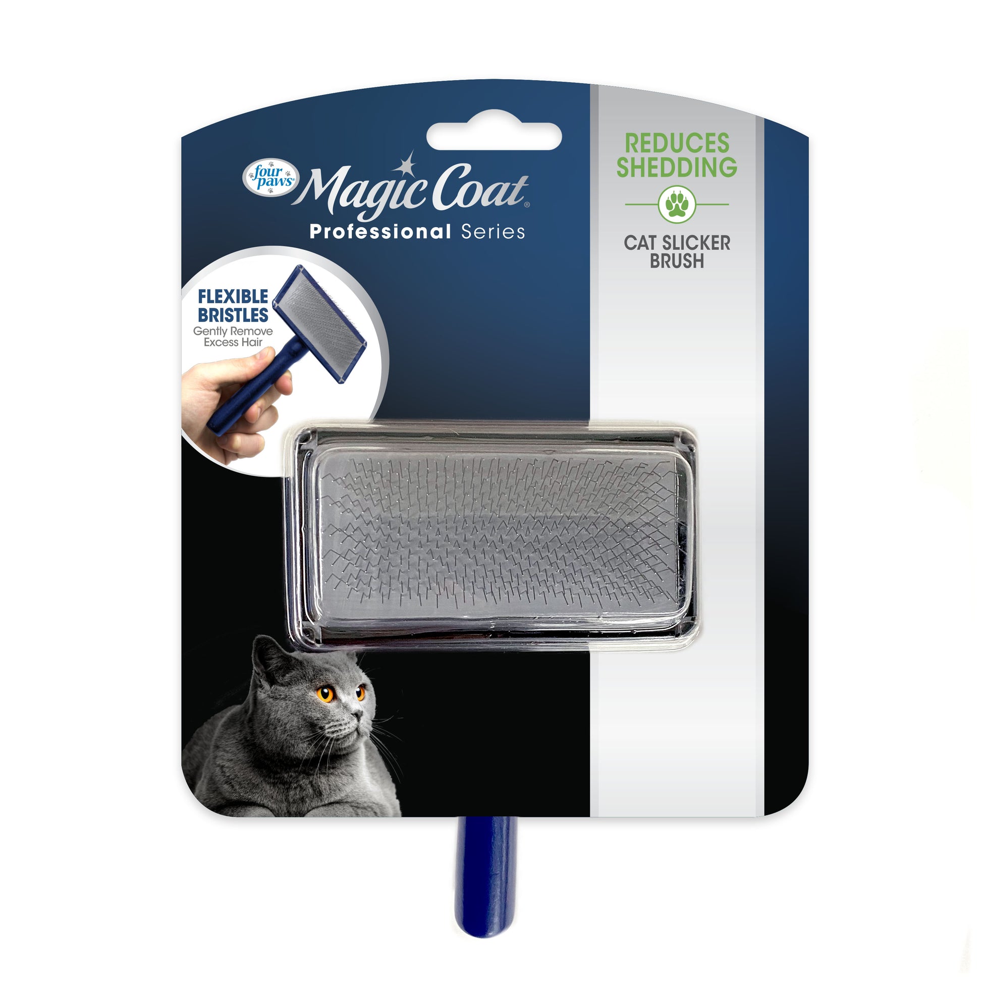 045663003401_FourPaws_MagicCoatProfessionalSeriesCatSlickerBrush_InPackagingFront