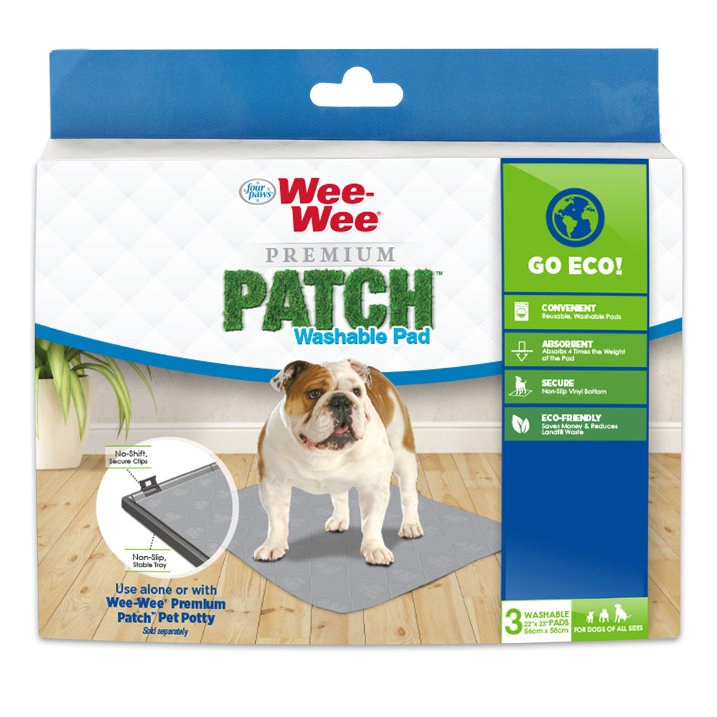 045663974831_FourPaws_Wee-WeePremiumPatchWashablePad_InPackagingFront_Hero