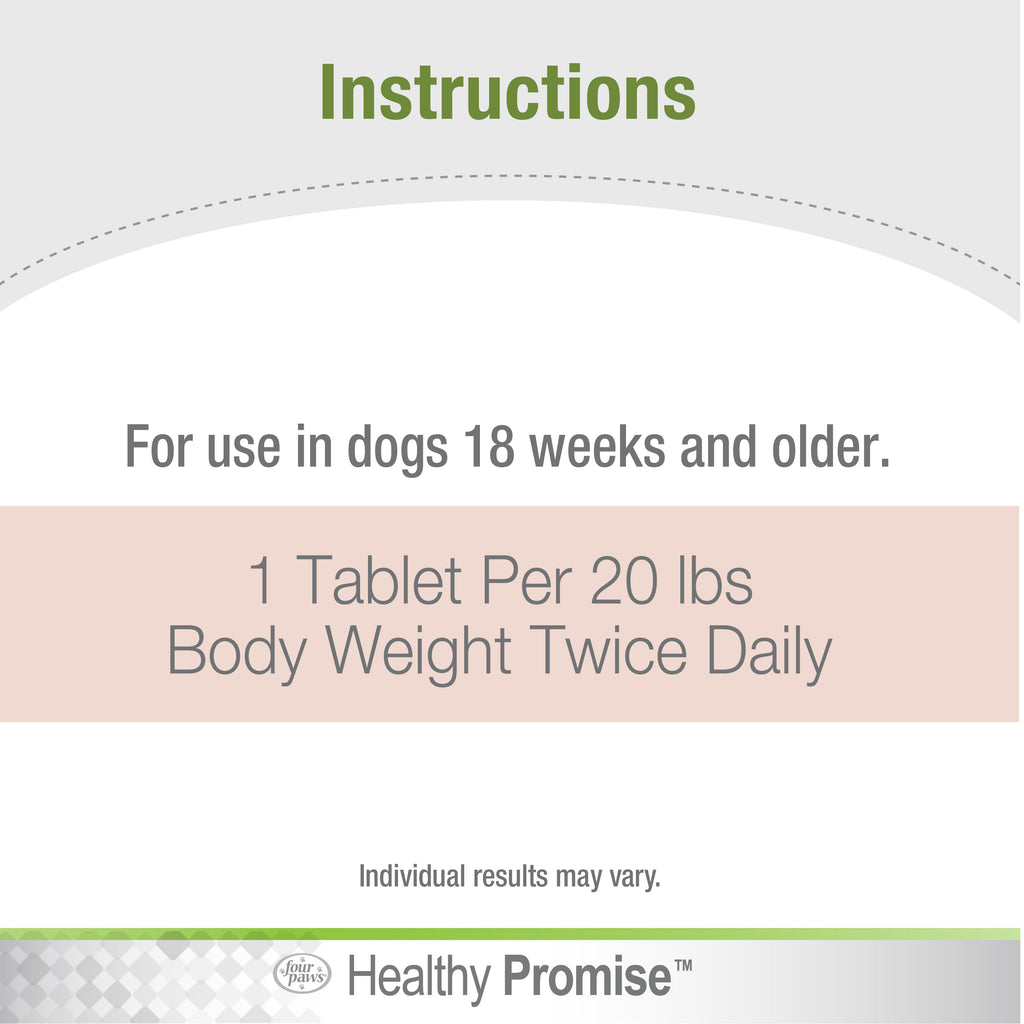 045663975449_FourPaws_HealthyPromise_Dog_PottyMouthTablets_90ct_Instructions