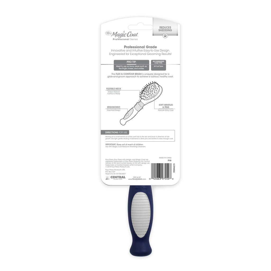 045663975548_FourPaws_MagicCoatProfessionalSeriesFlexiHeadBristleBrush_InPackagingBack