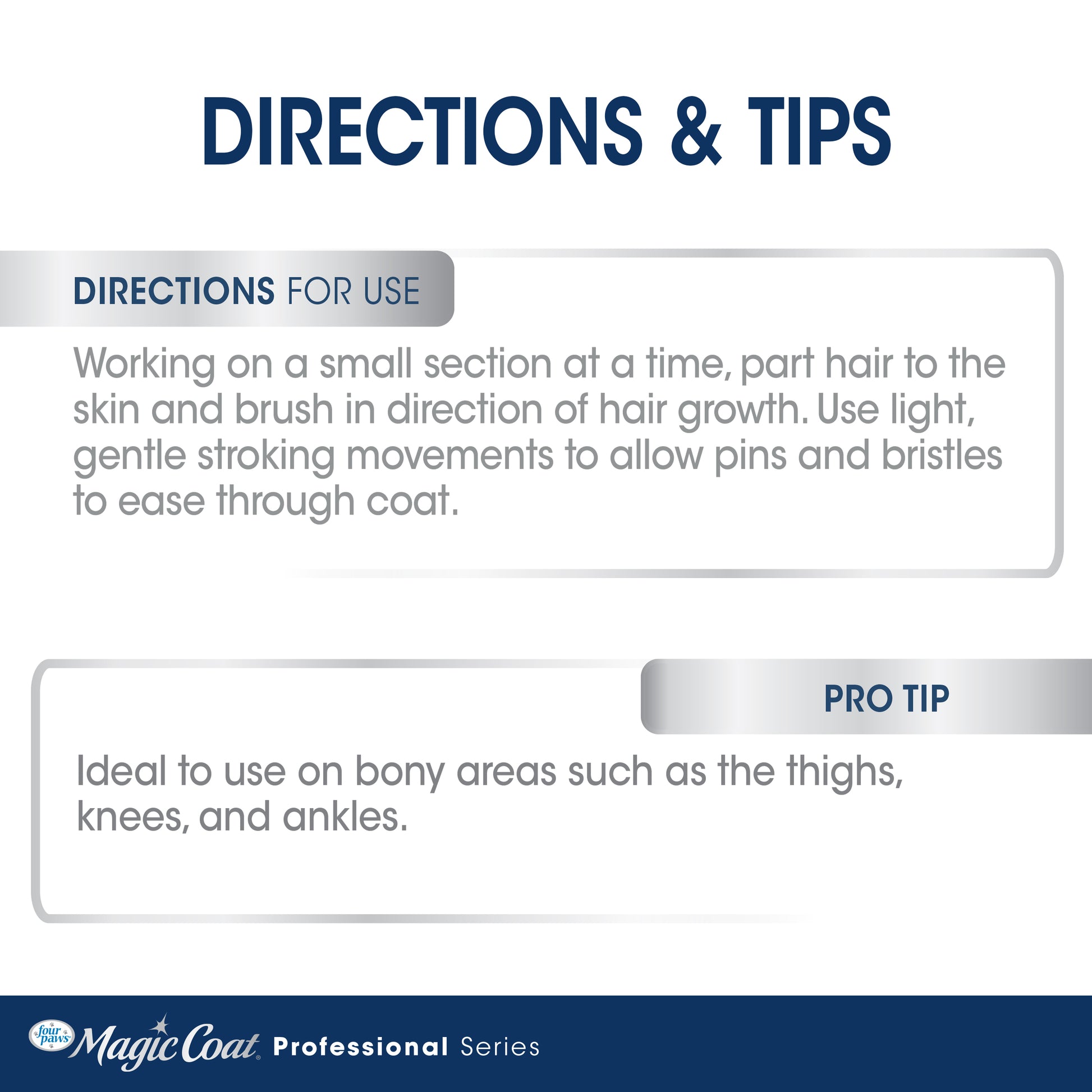 045663975548_FourPaws_MagicCoatProfessionalSeriesFlexiHeadBristleBrush_InformationalImage