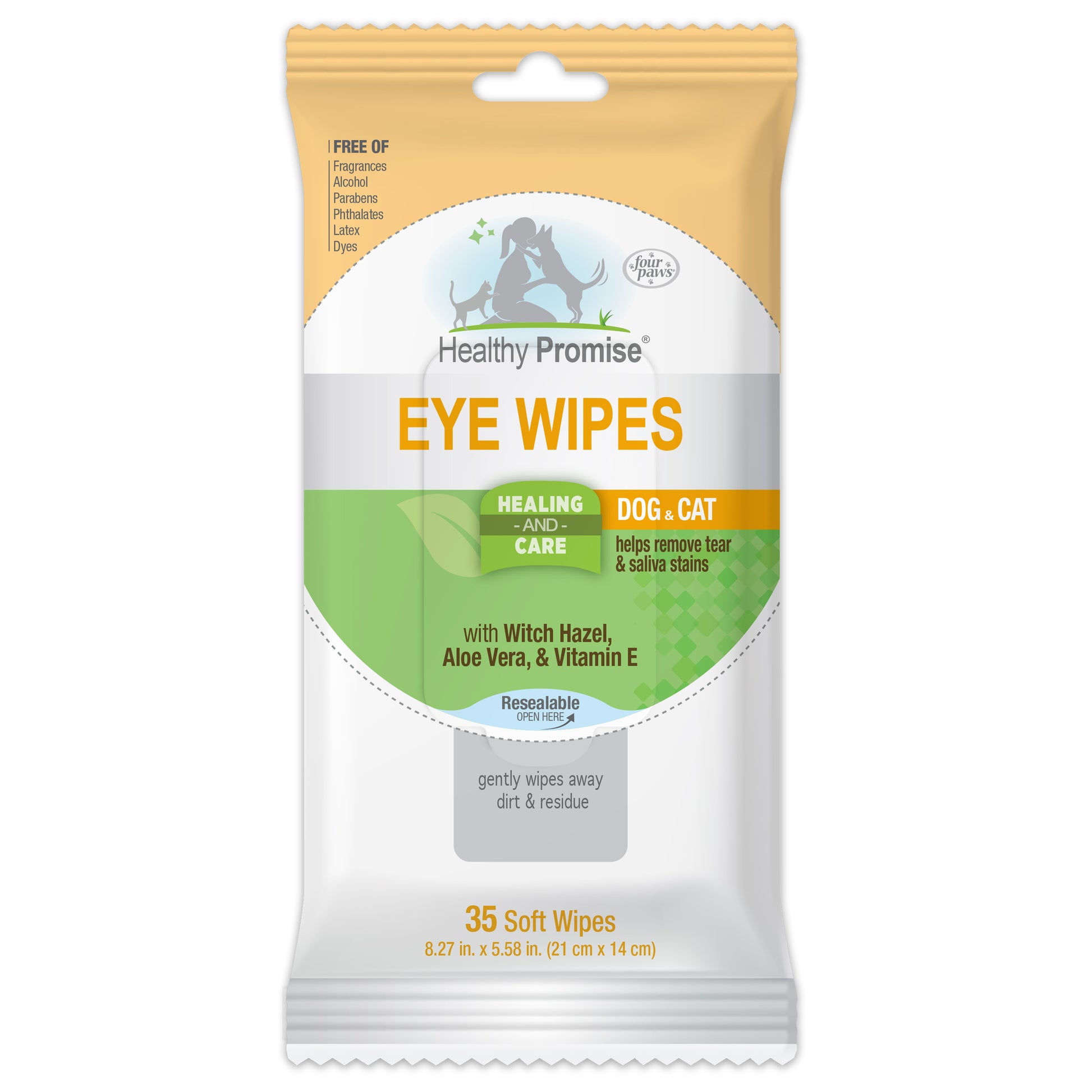045663976248_FourPaws_HealthyPromiseEyeWipes_InPackagingFront