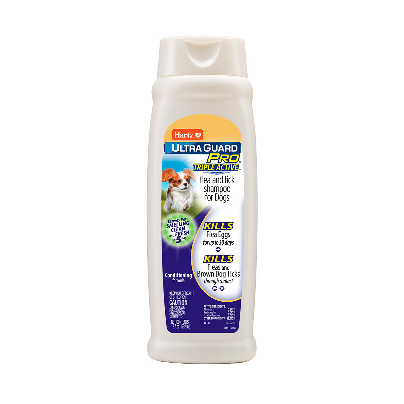 3270011069-Hartz-Ultraguard-Pro-Triple-Active-Flea-and-Tick-Shampoo-for-Dogs-front