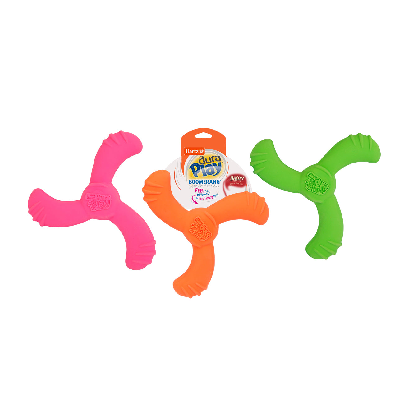 HARTZ 11227 Dura Play Boomerang Dog Toy. Master Pack 12.