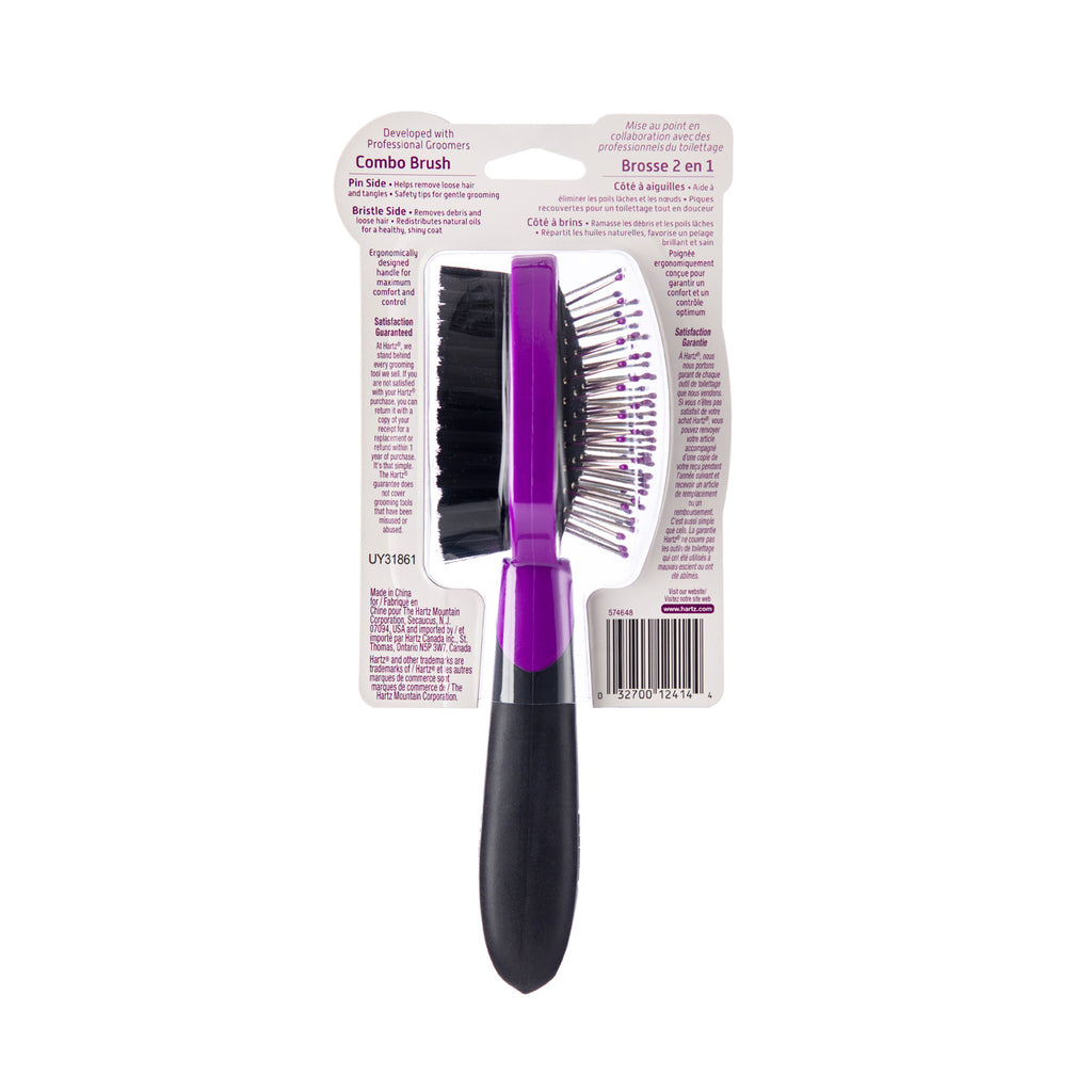 Hartz® 12414 GROOMER’S BEST® Combo Brush for Cats and Small Dogs. Master Pack 24