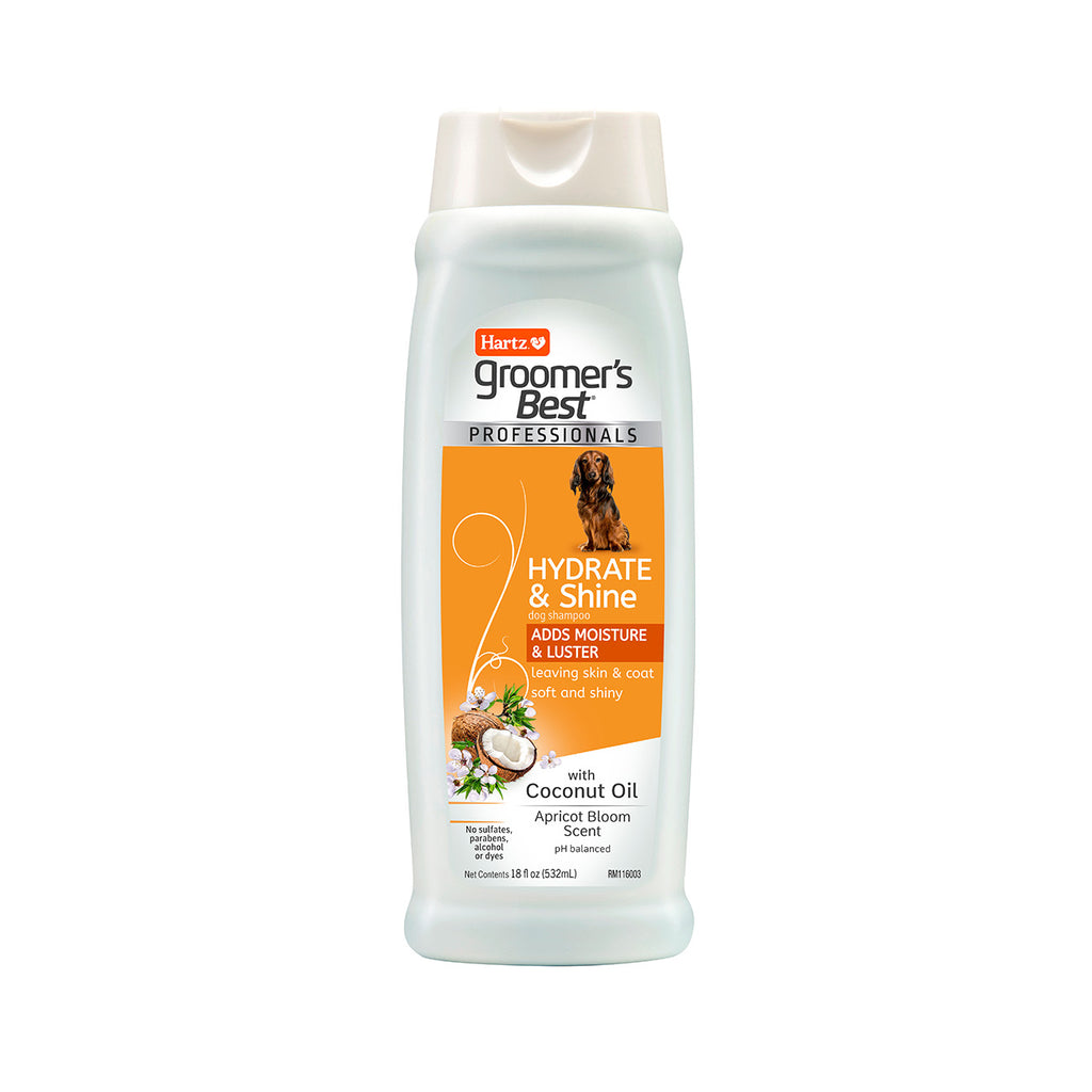 Hartz-Groomers-Best-Professionals-Hydrate-Shine-Dog-Shampoo front