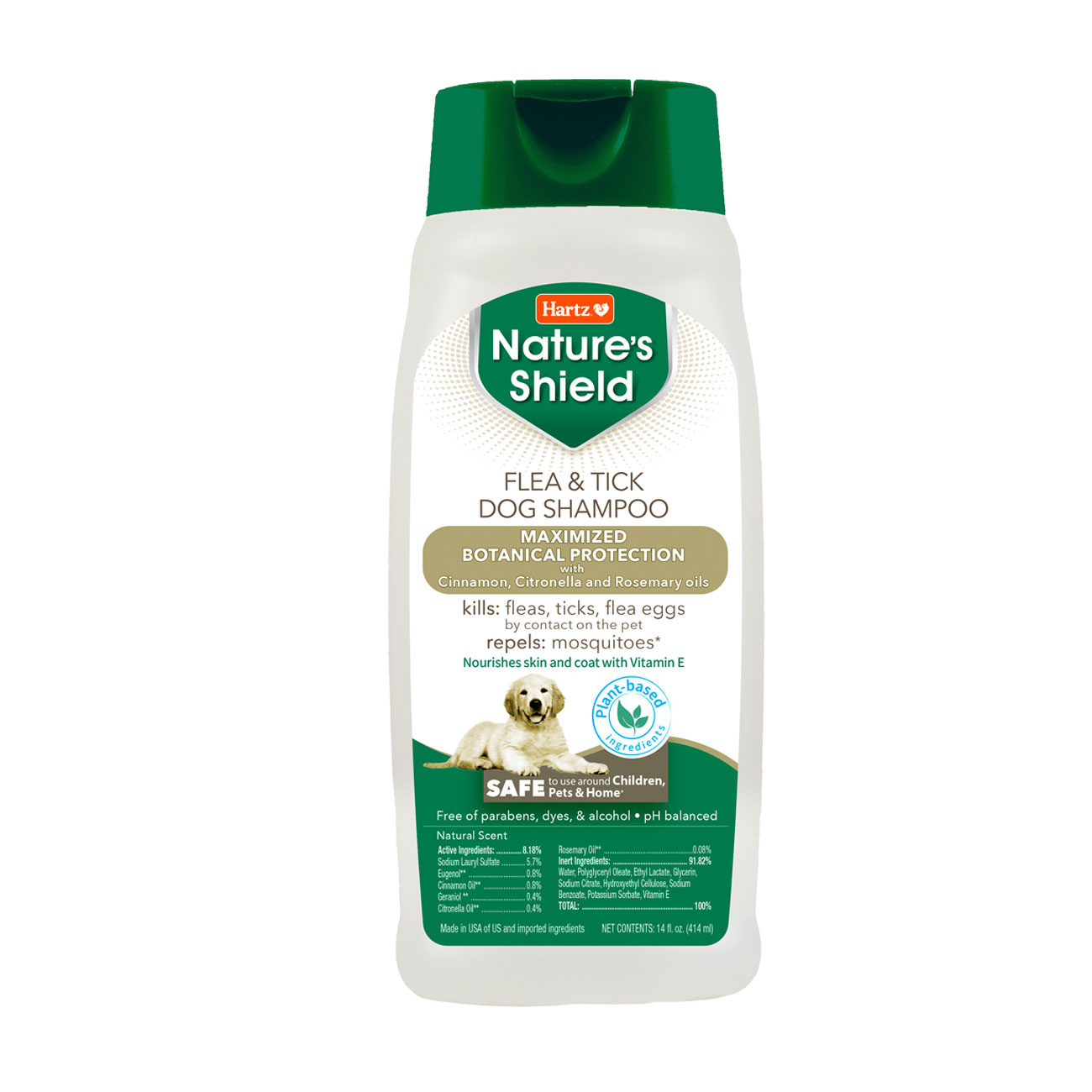 HARTZ 12991 Nature Shield Dog Shampoo 14oz. Master Pack 12