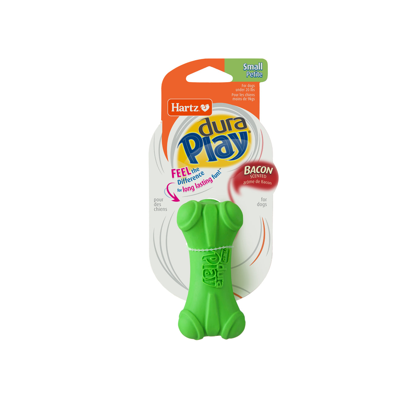 HARTZ (14609-99282-14610) Dura Play Bone (S, M, L)  Dog Toy. Master Pack (24,24,12)