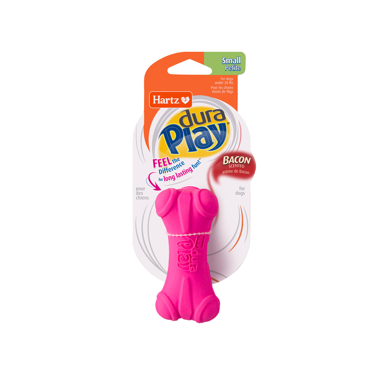 HARTZ (14609-99282-14610) Dura Play Bone (S, M, L)  Dog Toy. Master Pack (24,24,12)
