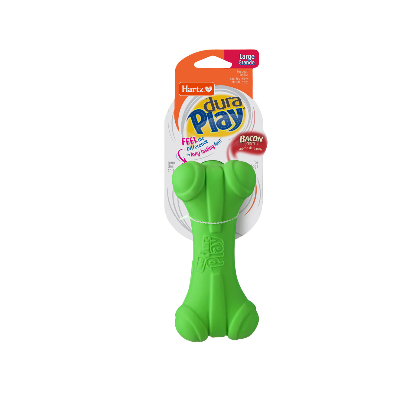 HARTZ (14609-99282-14610) Dura Play Bone (S, M, L)  Dog Toy. Master Pack (24,24,12)