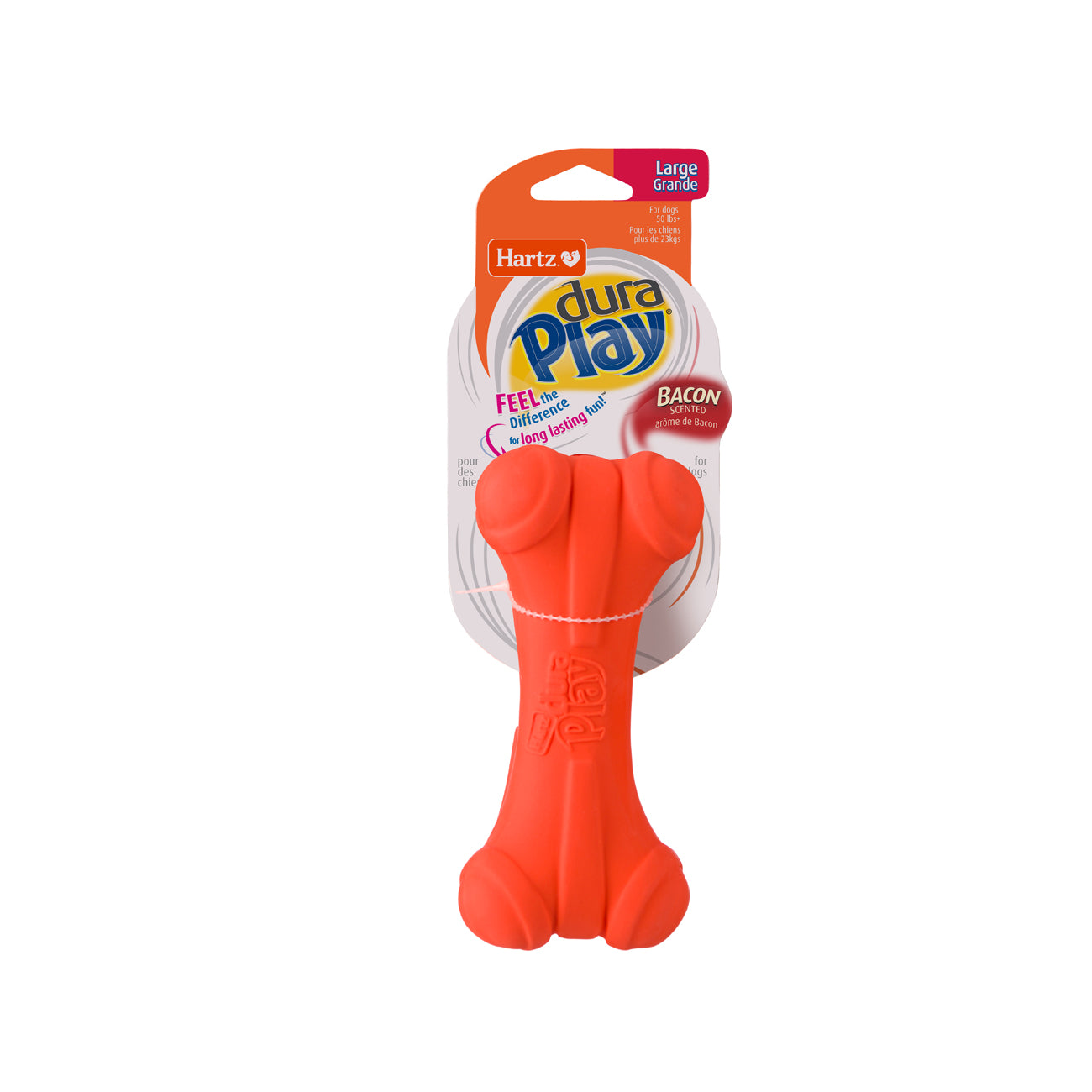 HARTZ (14609-99282-14610) Dura Play Bone (S, M, L)  Dog Toy. Master Pack (24,24,12)