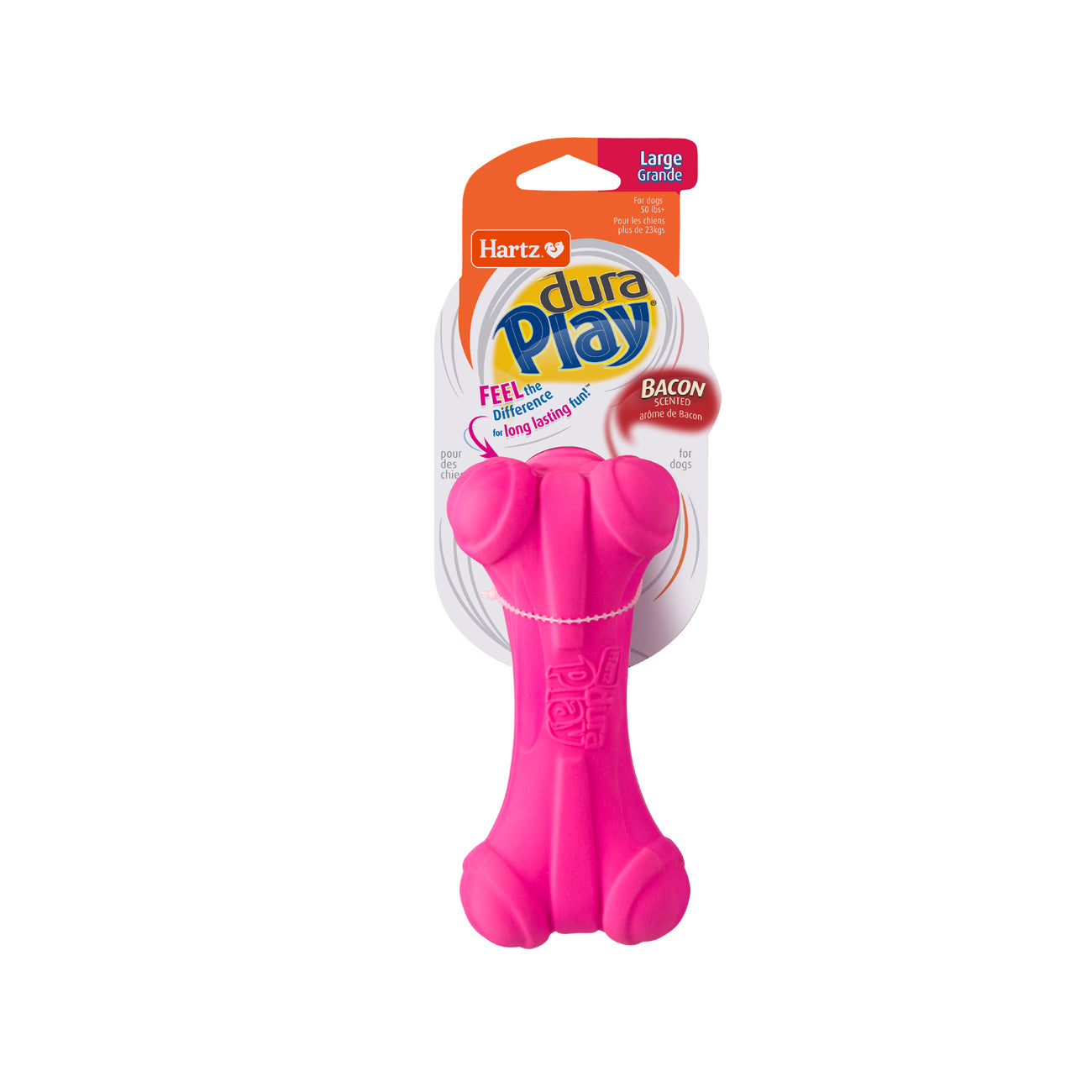 HARTZ (14609-99282-14610) Dura Play Bone (S, M, L)  Dog Toy. Master Pack (24,24,12)