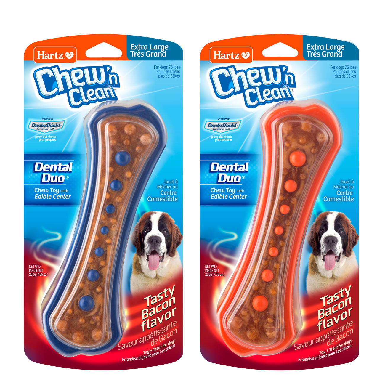 HARTZ 15578 Chew 'n  Clean  Dental Duo X-Large. Master Pack 12