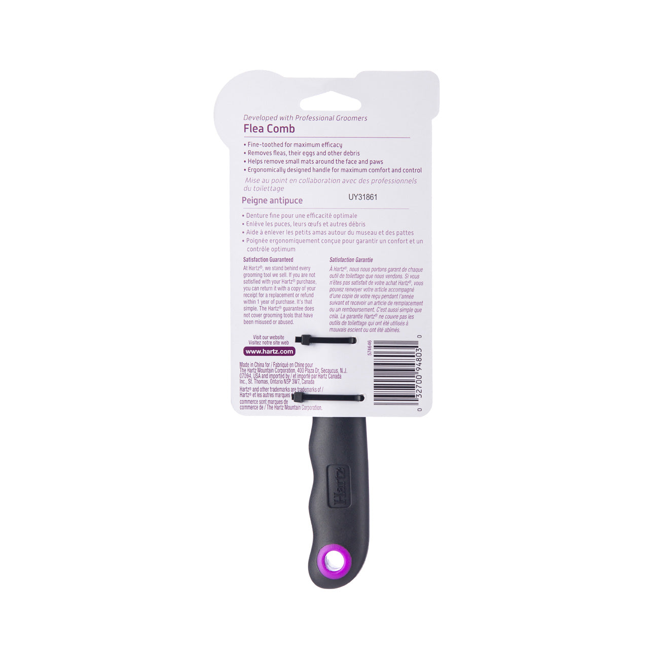hartz-groomers-best-flea-comb-for-cats-dogs 2