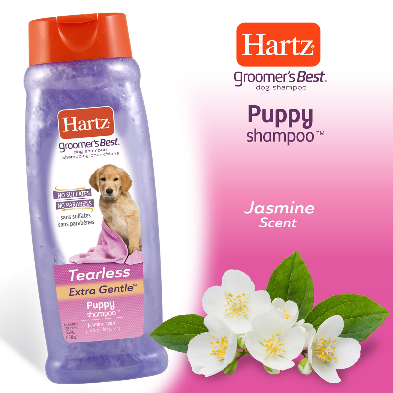 hartz-groomers-best-puppy-shampoo-for-dogs-front- scent