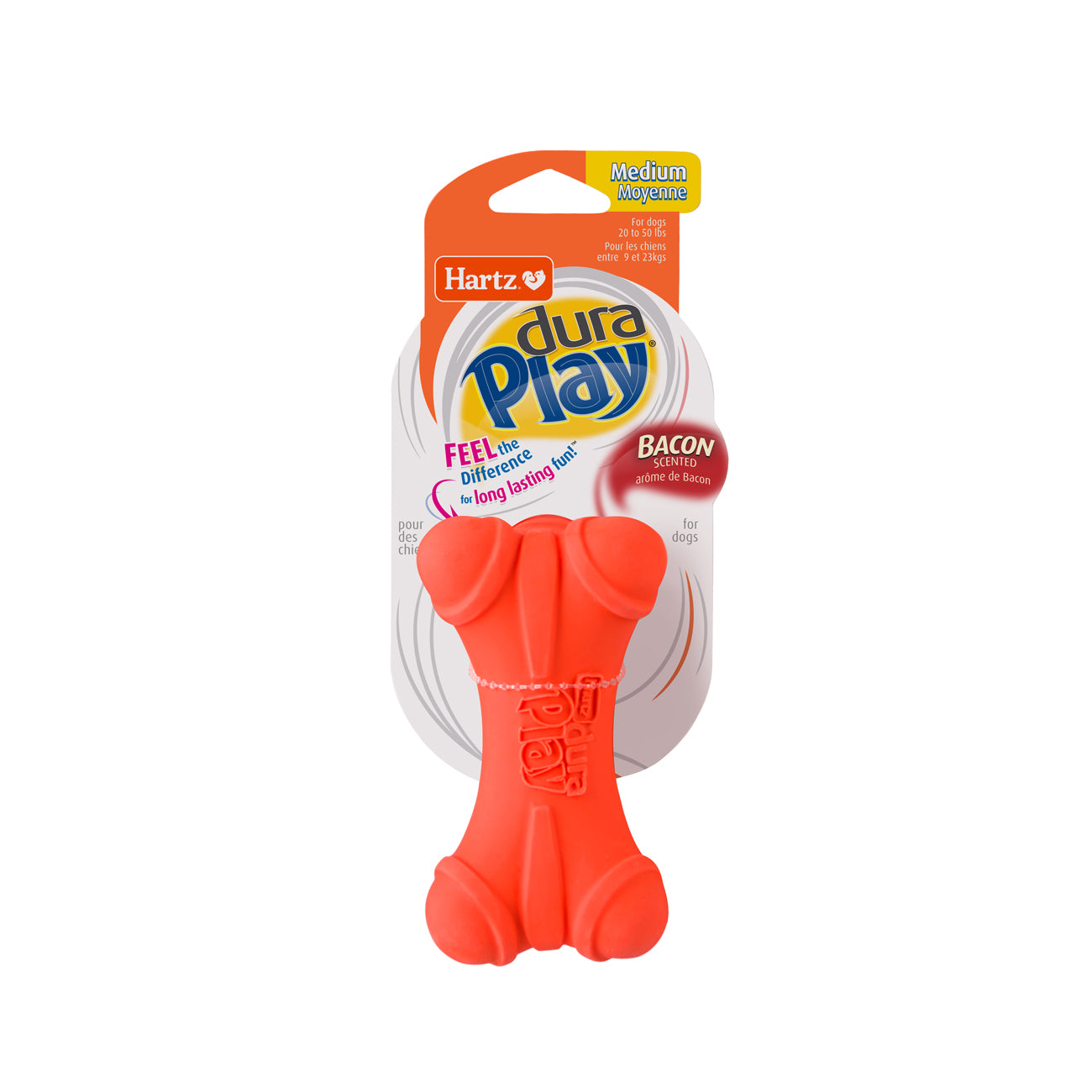 HARTZ (14609-99282-14610) Dura Play Bone (S, M, L)  Dog Toy. Master Pack (24,24,12)