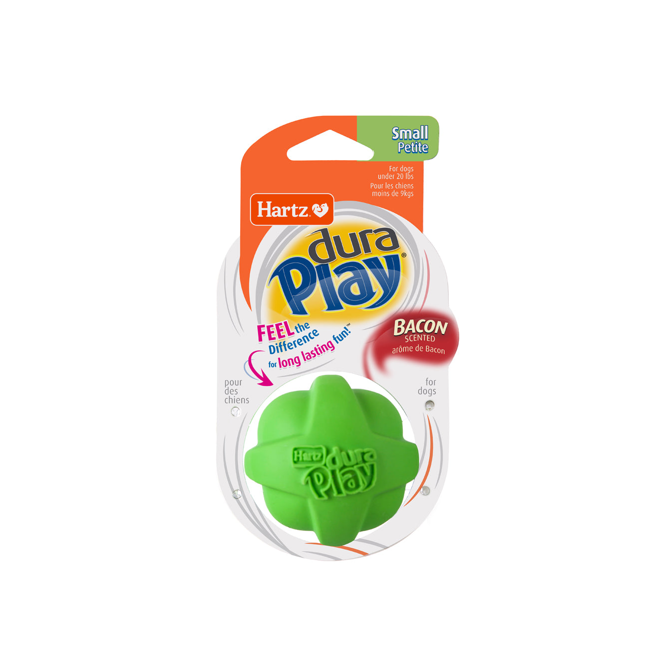 HARTZ (99394-99393-14800)  Dura Play BALL (S, M, L) Dog Toy. Master Pack (12,12,24)