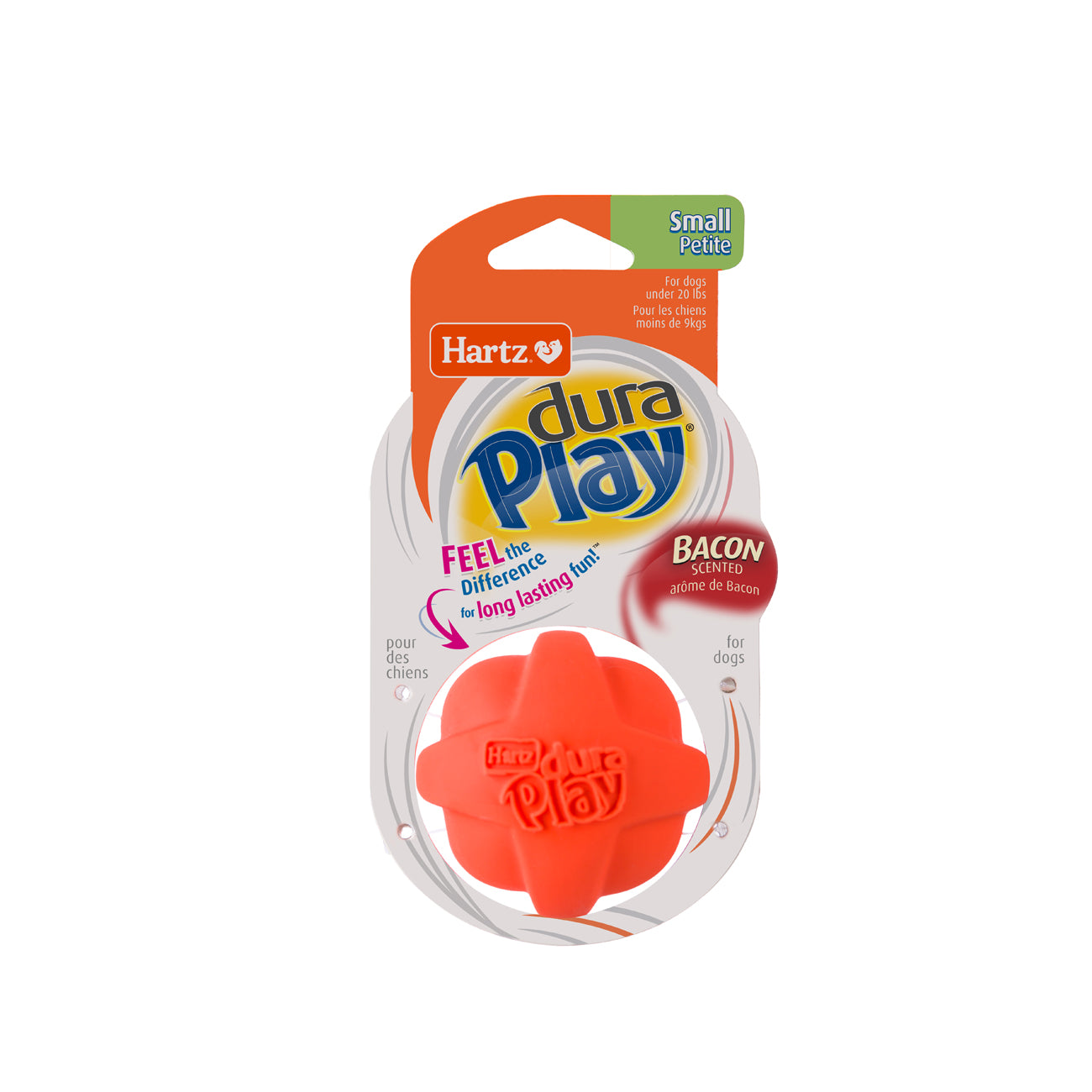 HARTZ (99394-99393-14800)  Dura Play BALL (S, M, L) Dog Toy. Master Pack (12,12,24)