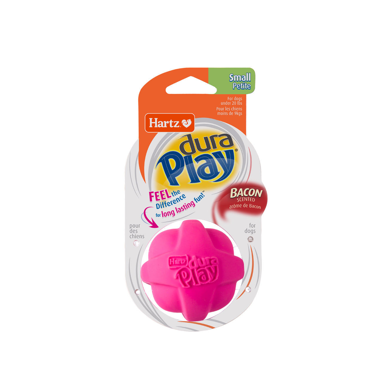 HARTZ (99394-99393-14800)  Dura Play BALL (S, M, L) Dog Toy. Master Pack (12,12,24)