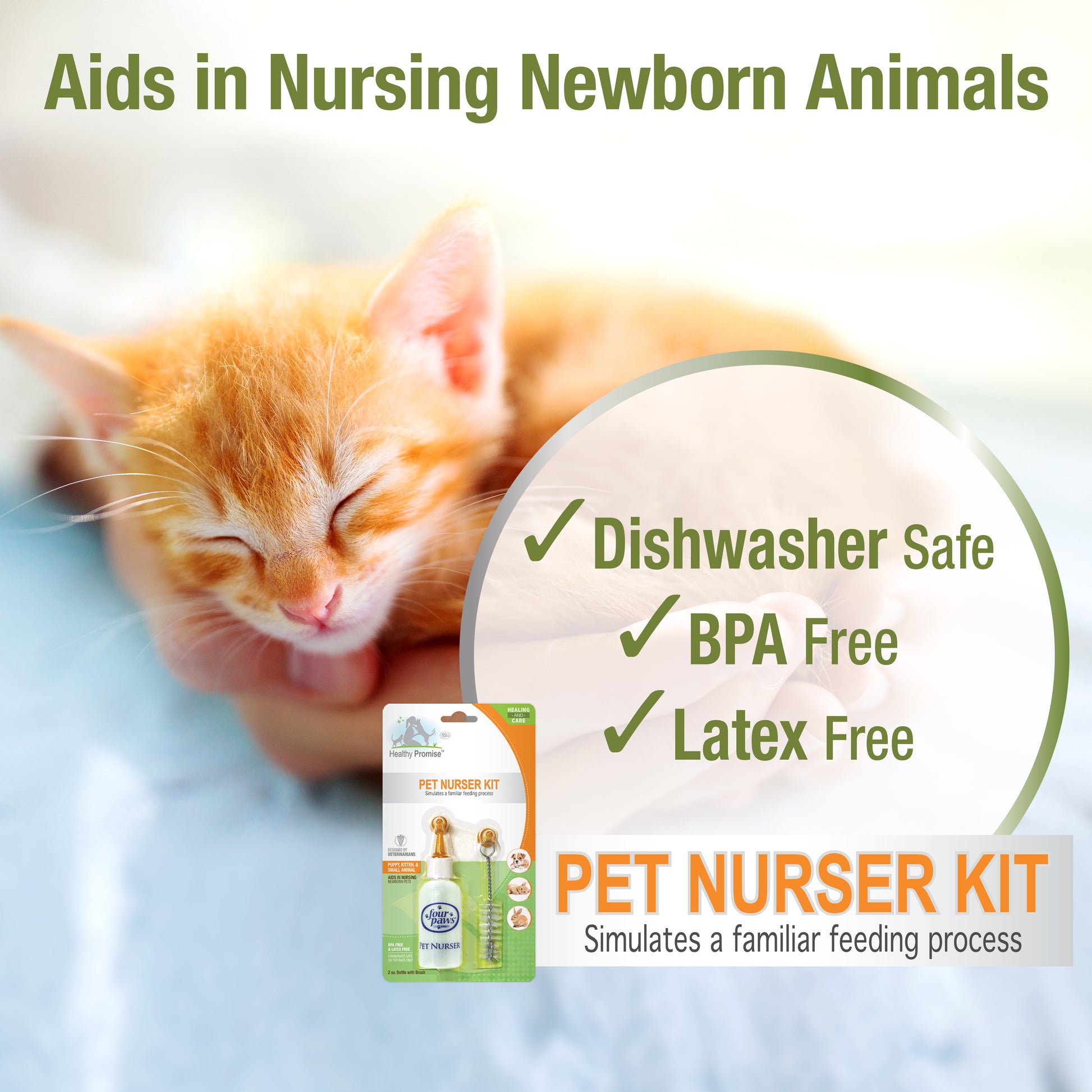 45663100001_FourPaws_HealthyPromisePetNurserKit_FeaturesBenefits