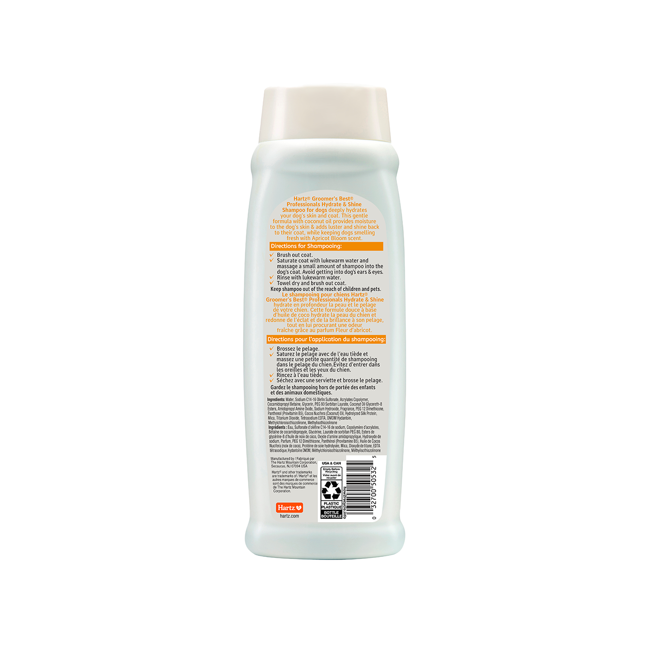 Hartz-Groomers-Best-Professionals-Hydrate-Shine-Dog-Shampoo back2