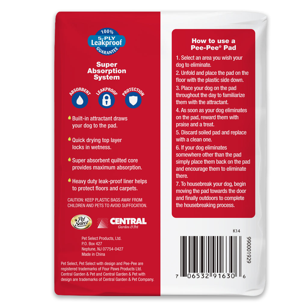 706532916306_FourPaws_FourPawsPetSelectPeePeePadsforDogsandPuppiesStandard30Count_InPackagingBack