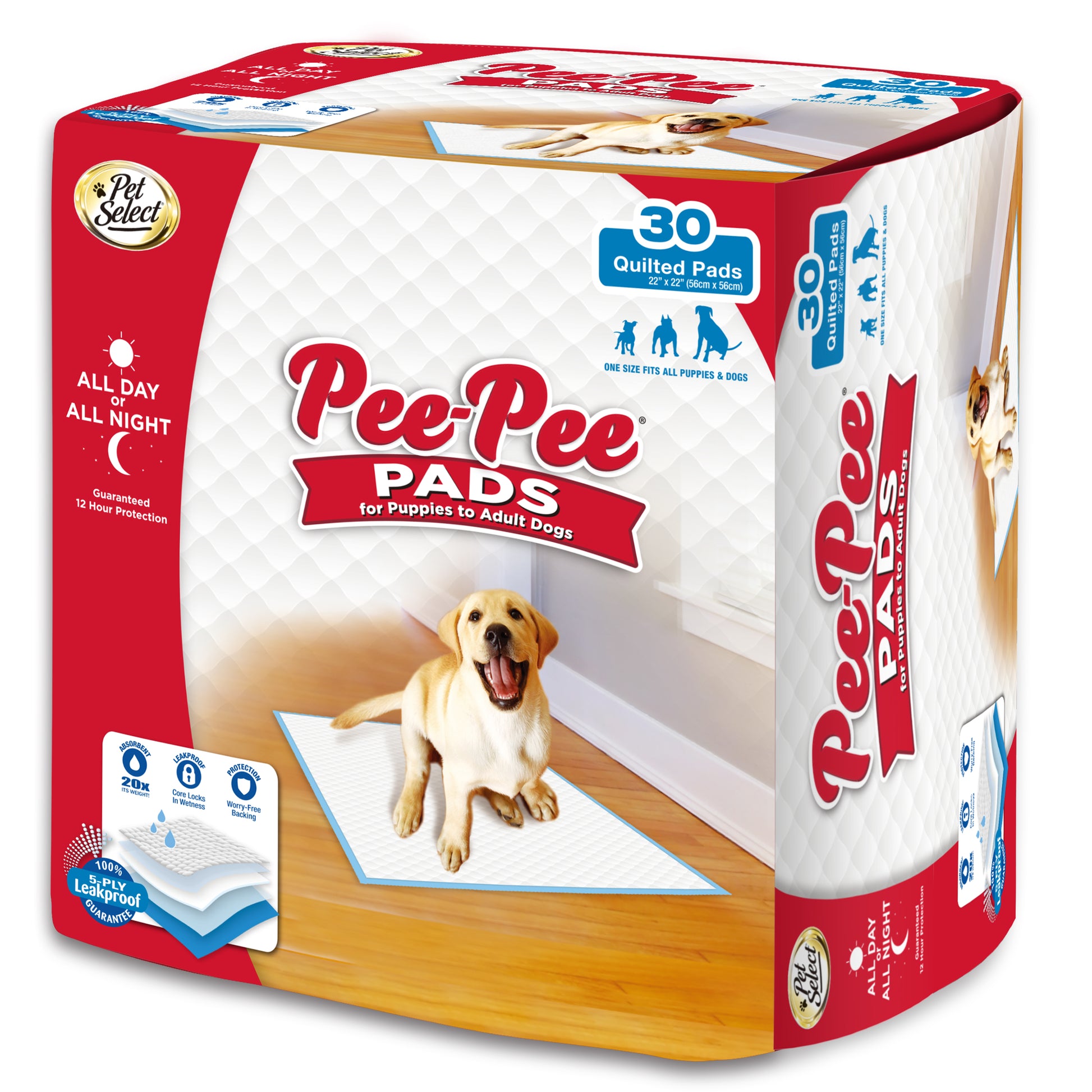 706532916306_FourPaws_FourPawsPetSelectPeePeePadsforDogsandPuppiesStandard30Count_InPackagingSide