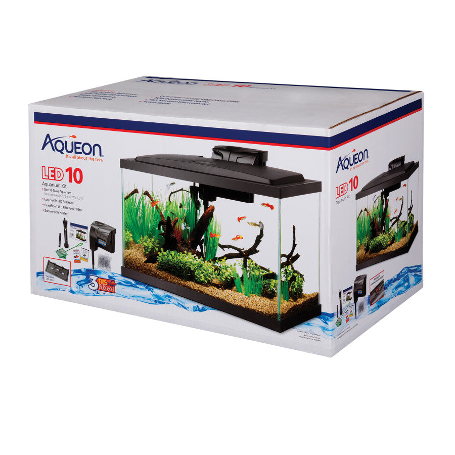 Aqueon LED 10 Gallon  CAJA_1