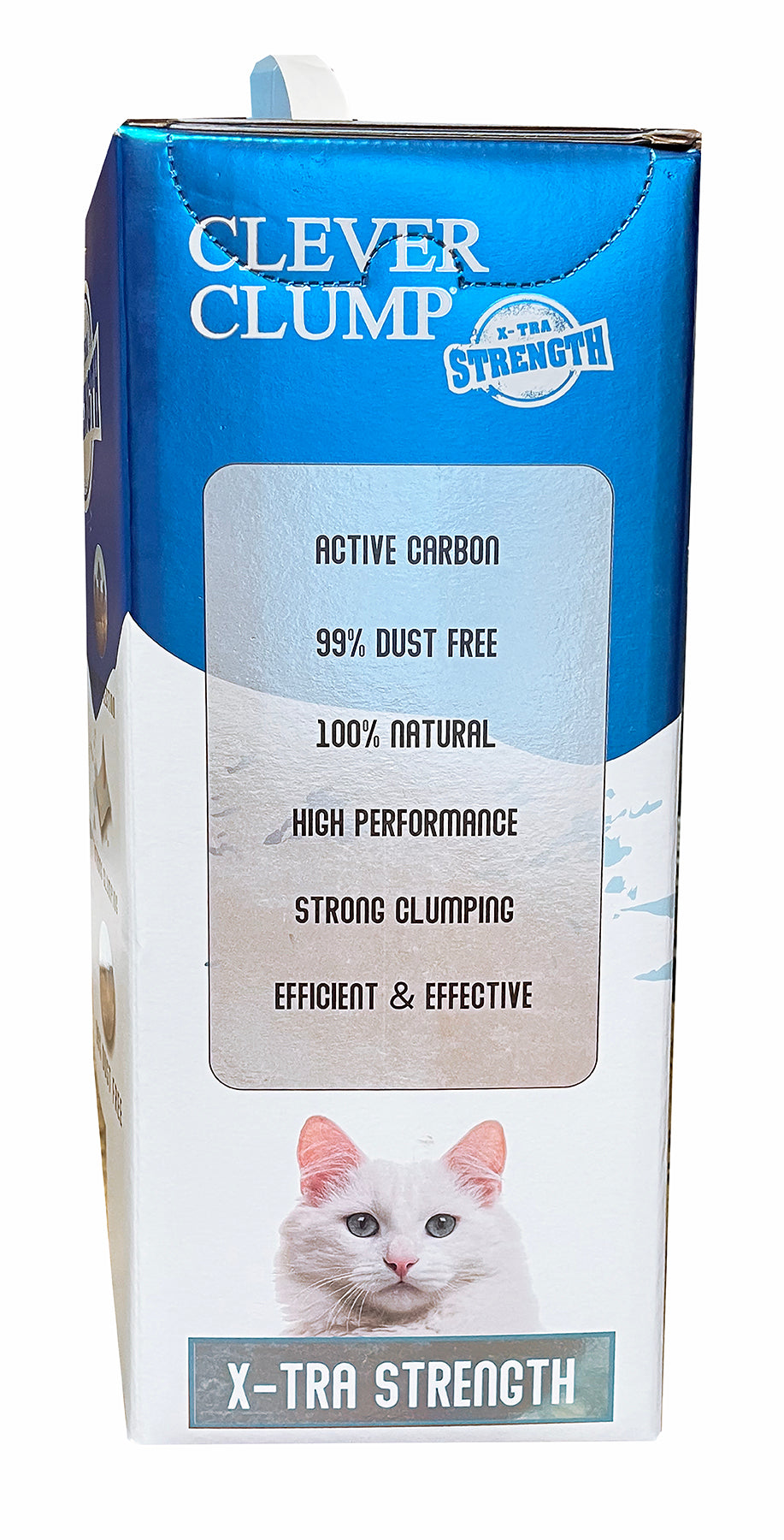 Clever Clump Bentonite Boxed Cat Litter 18.5Pounds Side 3