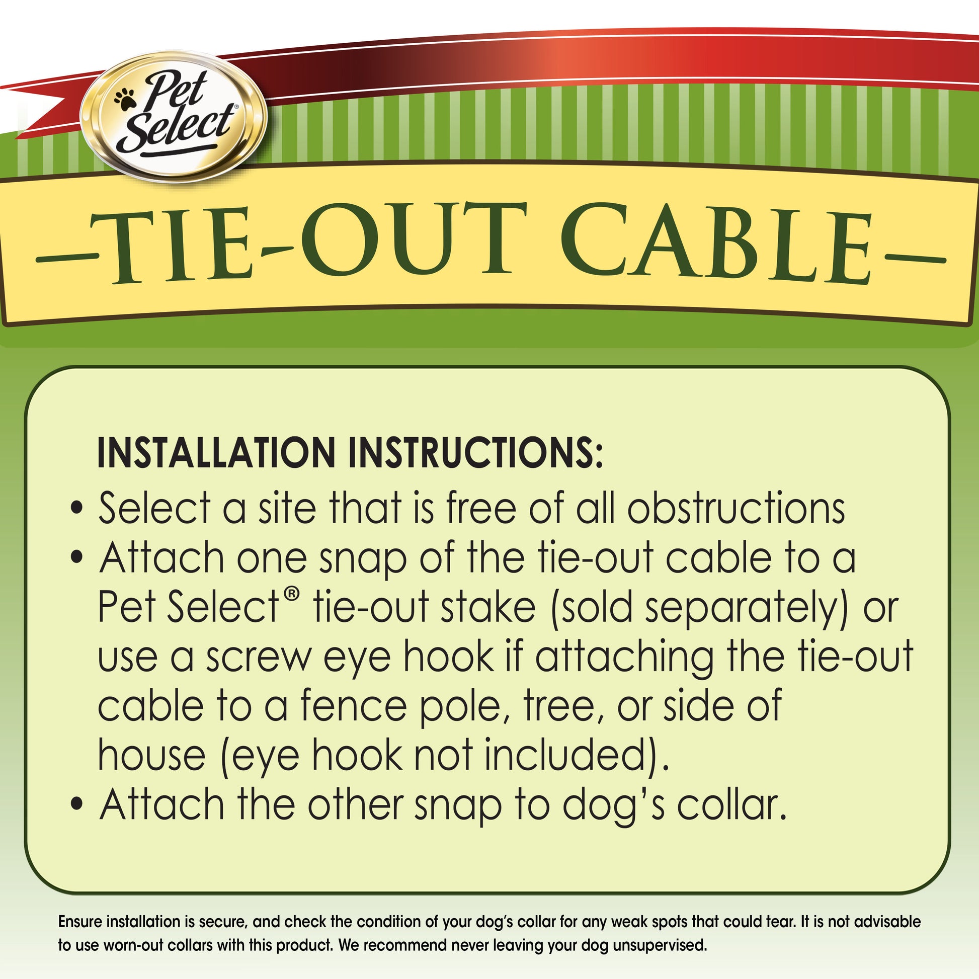 706532902309_FourPaws_Four_Paws_Pet_Select_Vinyl_Coated_Steel_Cable_Dog_Tie_Out_Instructions