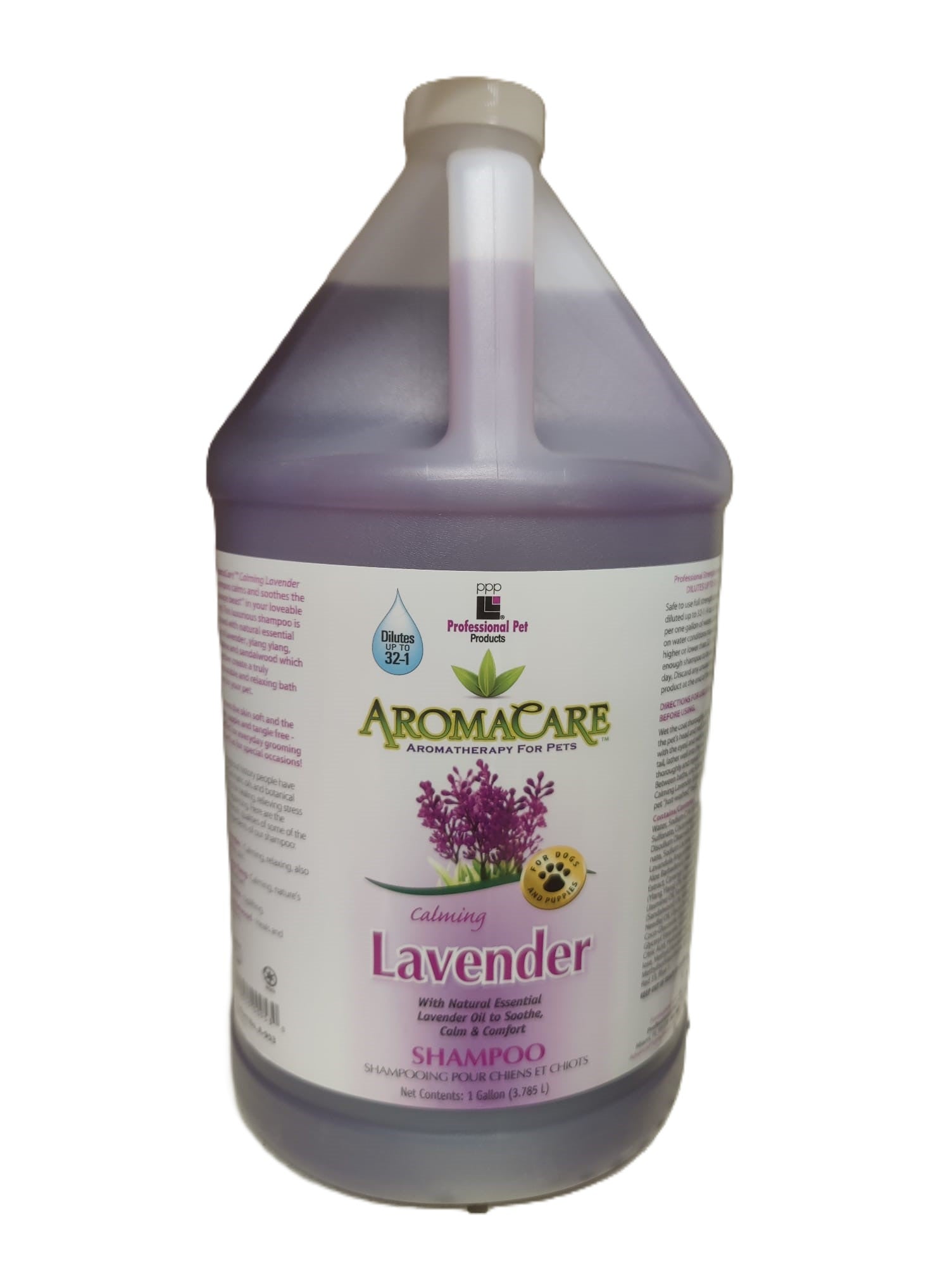 AromaCare lavender shampoo bottle 1 Gal