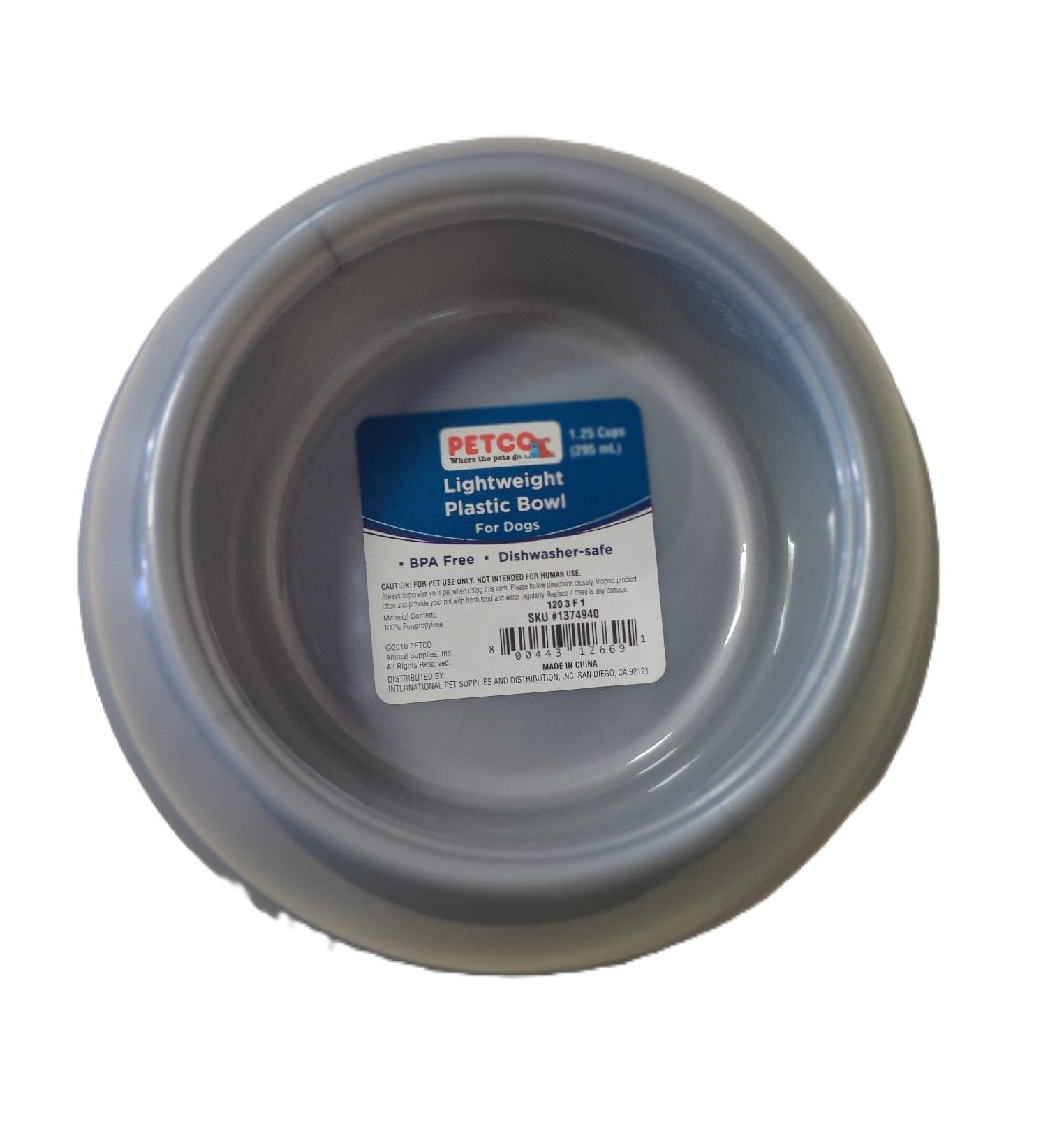 Petco_Lightweithed_Plastic_Bowl_For_Dogs_1.25_cups_gris
