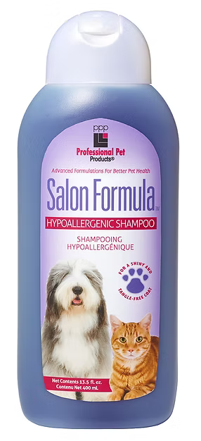 Champú PPP Salon Formula™, fórmula hipoalergénica, 1 galón para perros y gatos 