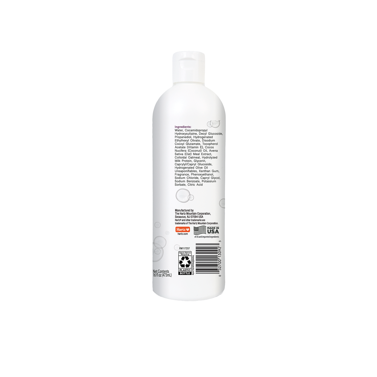 Hartz-True-Coat-Short-Smooth back