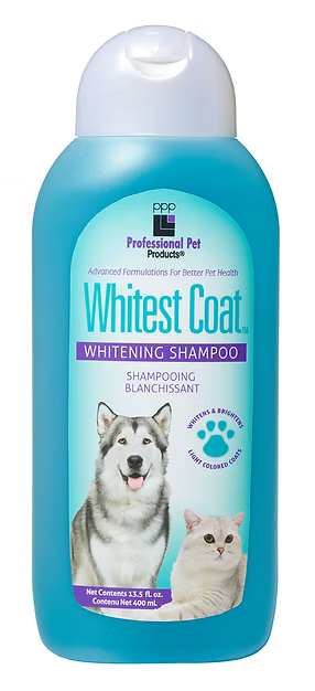Champú PPP Whitest Coat™, 1 galón. Dilución 12:1 para perros y gatos. 