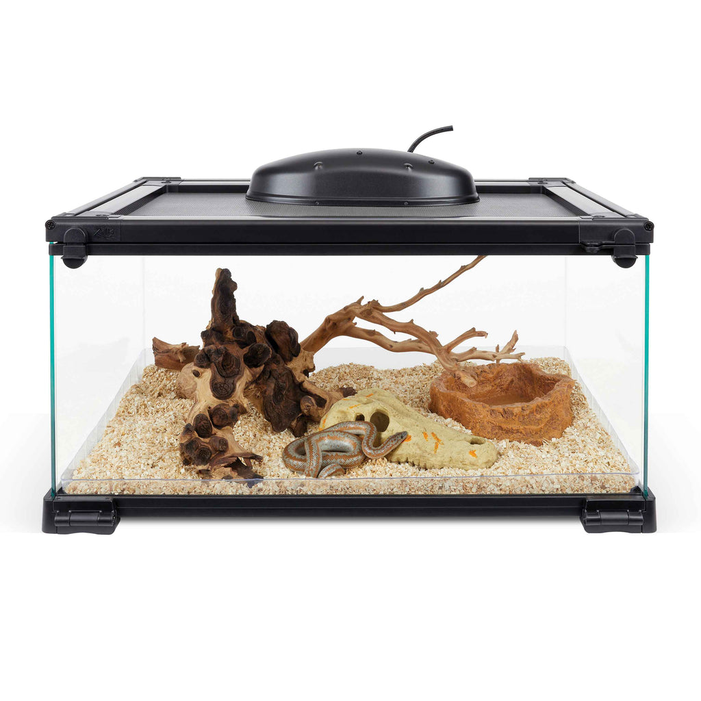 Zilla_Quickbuild_Terrarium_w_Easy_Clean_Bedding_Tray 20x10x12