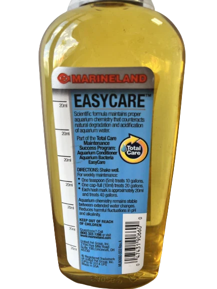 Marineland EasyCare ESPECIAL: Reduce el mantenimiento. Agua dulce. 237 ml (8 oz). Cuidado del agua.